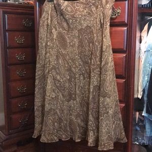 Lauren Ralph Lauren flowy skirt, size 16.
